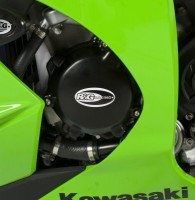 Kryty motoru R&G Racing pro motocykly KAWASAKI ZX10 ('11-), černé (trio)